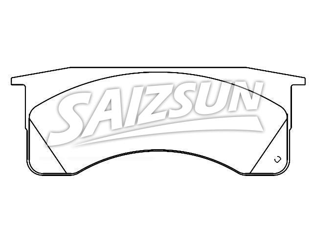 Bremsbelagsatz, Scheibenbremse Brake Pad Set:19206117