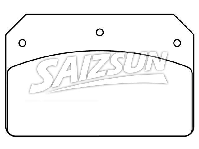 Bremsbelagsatz, Scheibenbremse Brake Pad Set:DR1-8350