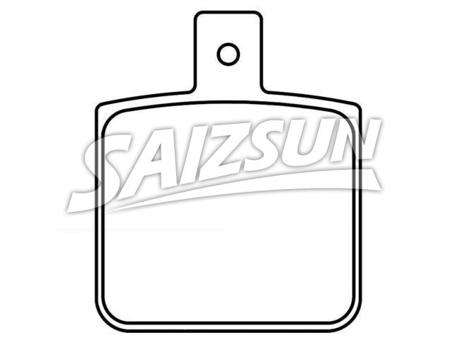 Bremsbelagsatz, Scheibenbremse Brake Pad Set:DR4-8353