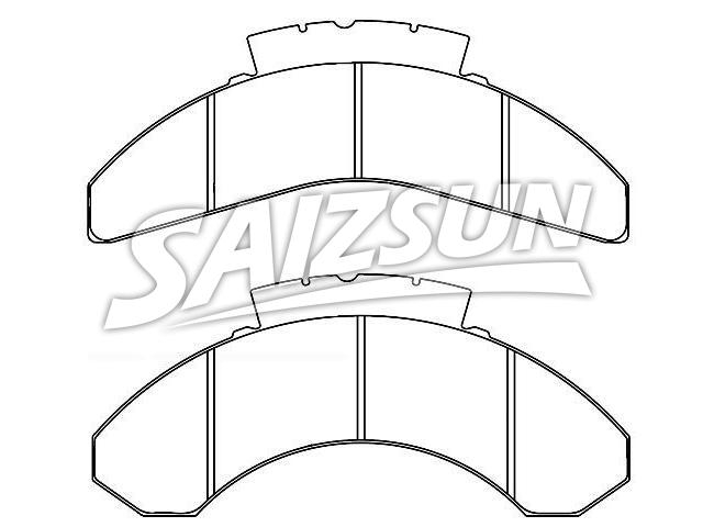 Bremsbelagsatz, Scheibenbremse Brake Pad Set:D268-7173