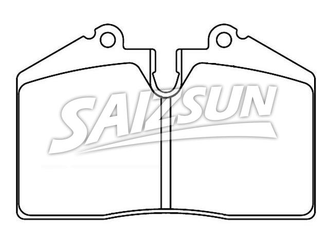 Bremsbelagsatz, Scheibenbremse Brake Pad Set:D446-7326
