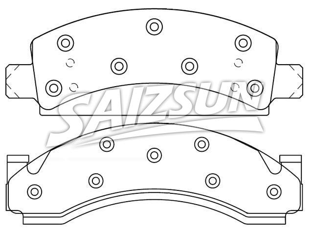 Bremsbelagsatz, Scheibenbremse Brake Pad Set:15649295