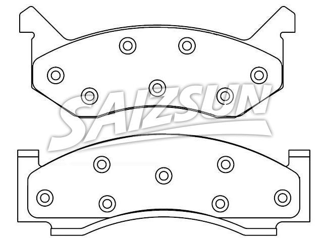 Bremsbelagsatz, Scheibenbremse Brake Pad Set:4318728