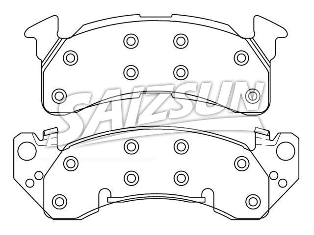 Bremsbelagsatz, Scheibenbremse Brake Pad Set:12321437