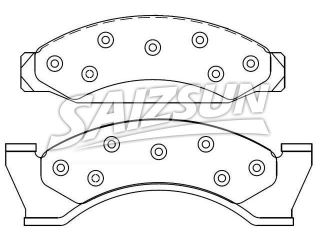 Bremsbelagsatz, Scheibenbremse Brake Pad Set:8132909