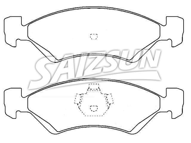 Bremsbelagsatz, Scheibenbremse Brake Pad Set:4219999