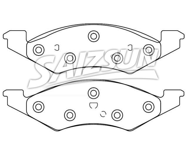 Bremsbelagsatz, Scheibenbremse Brake Pad Set:E1FZ-2001-A