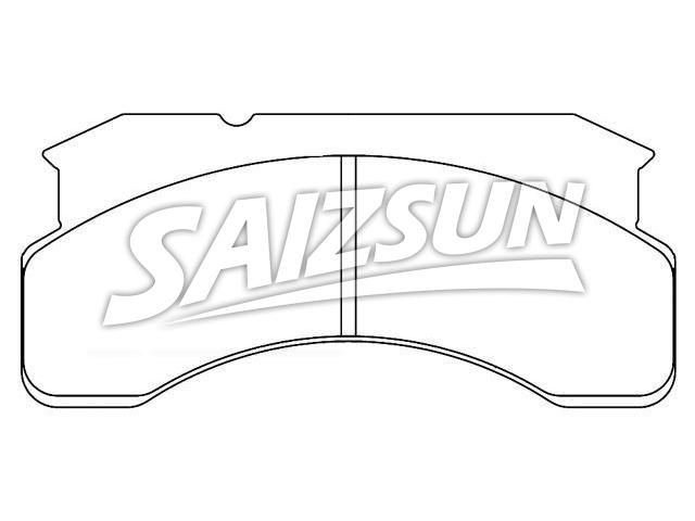 Bremsbelagsatz, Scheibenbremse Brake Pad Set:E3HZ-2001-A