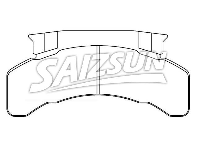Bremsbelagsatz, Scheibenbremse Brake Pad Set:D224-7141