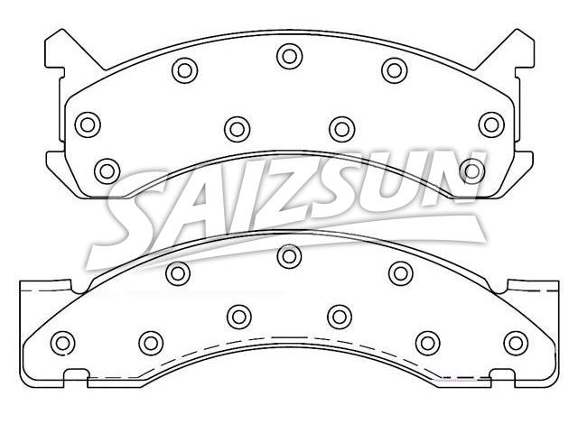 Bremsbelagsatz, Scheibenbremse Brake Pad Set:4186999