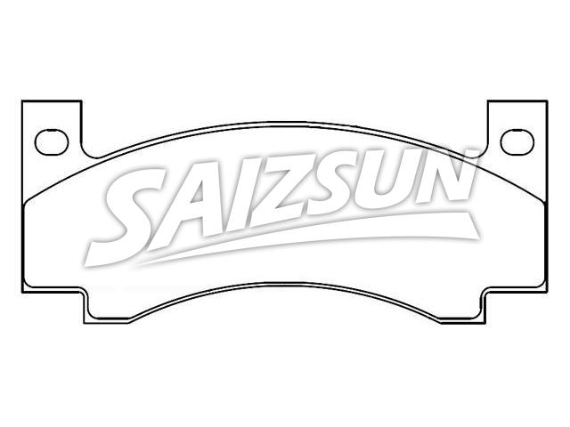 Bremsbelagsatz, Scheibenbremse Brake Pad Set:3744449