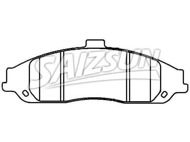 Bremsbelagsatz, Scheibenbremse Brake Pad Set:92175204