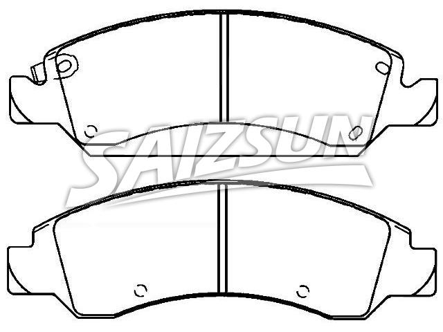 Bremsbelagsatz, Scheibenbremse Brake Pad Set:25918342