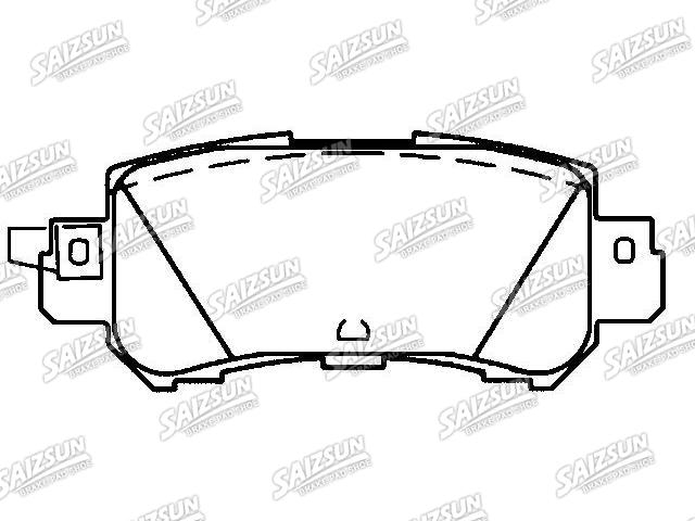 Bremsbelagsatz, Scheibenbremse Brake Pad Set:K0Y1-26-48Z