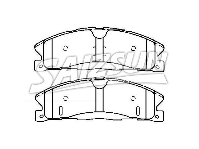 Bremsbelagsatz, Scheibenbremse Brake Pad Set:DG1Z-2001-D