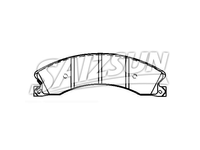 Bremsbelagsatz, Scheibenbremse Brake Pad Set:22770745