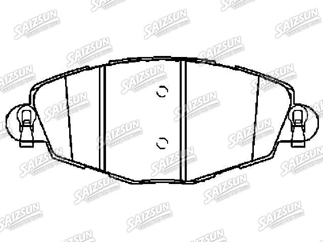 Bremsbelagsatz, Scheibenbremse Brake Pad Set:D1060-MP110-C2