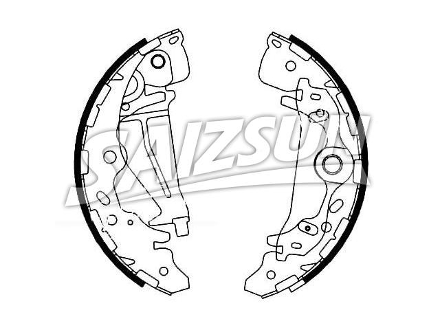 Bremsbackensatz Brake Shoe Set:0K58A-26-38Z