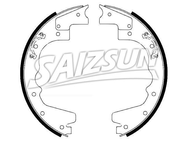 Bremsbackensatz Brake Shoe Set:4C4Z-2007-NA