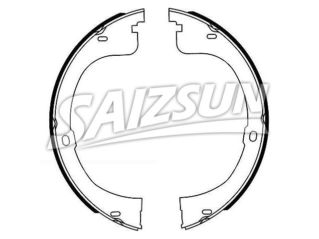 Bremsbackensatz Brake Shoe Set:7L1Z-2A753-A