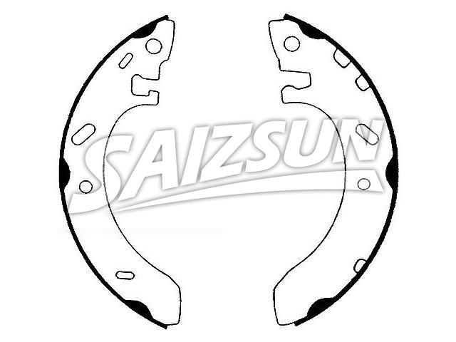 Bremsbackensatz Brake Shoe Set:F5RZ-2200-A