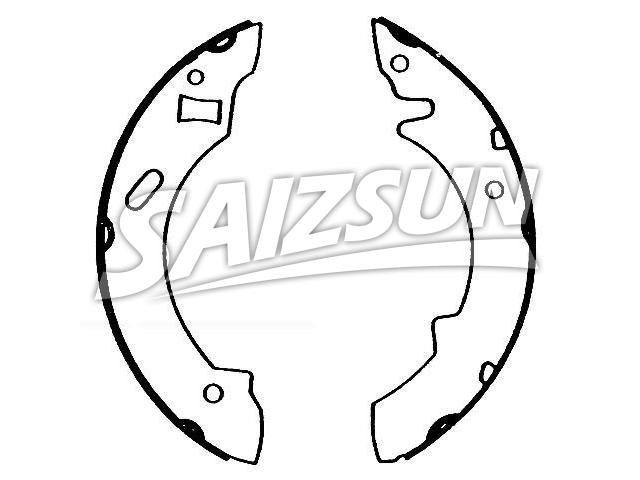 Bremsbackensatz Brake Shoe Set:E1FZ-2200-A