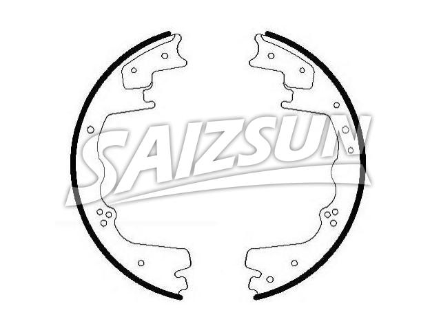 Bremsbackensatz Brake Shoe Set:F7TZ-2200-DA