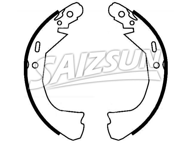 Bremsbackensatz Brake Shoe Set:18048651