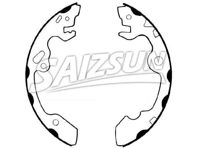 Bremsbackensatz Brake Shoe Set:YS4Z-2200-CA