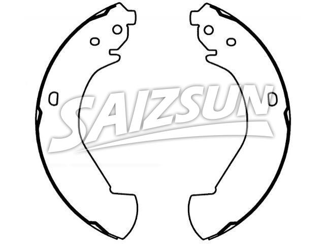 Bremsbackensatz Brake Shoe Set:8-89058-906-0
