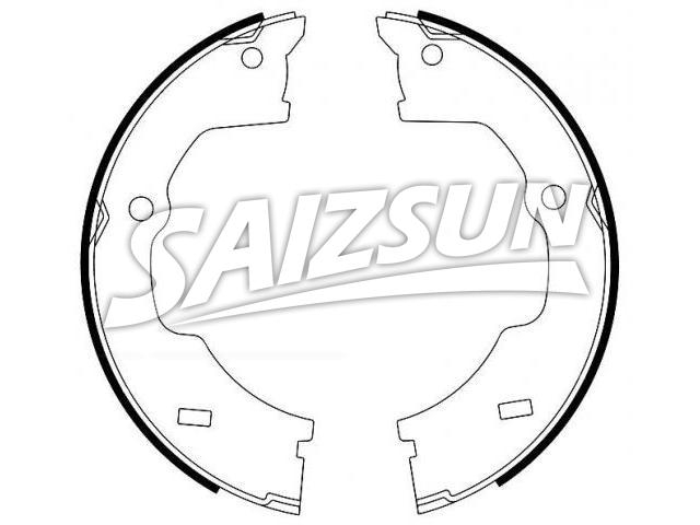 Bremsbackensatz Brake Shoe Set:5C3Z-2648-BA