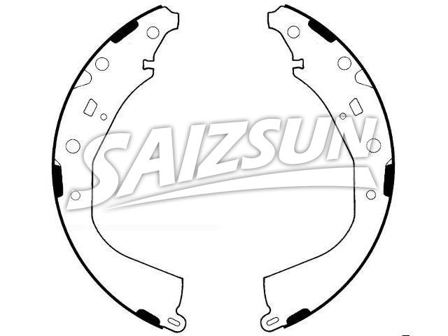 Bremsbackensatz Brake Shoe Set:04495-35250