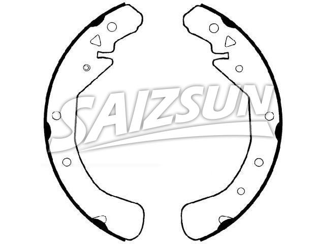 Bremsbackensatz Brake Shoe Set:21019008