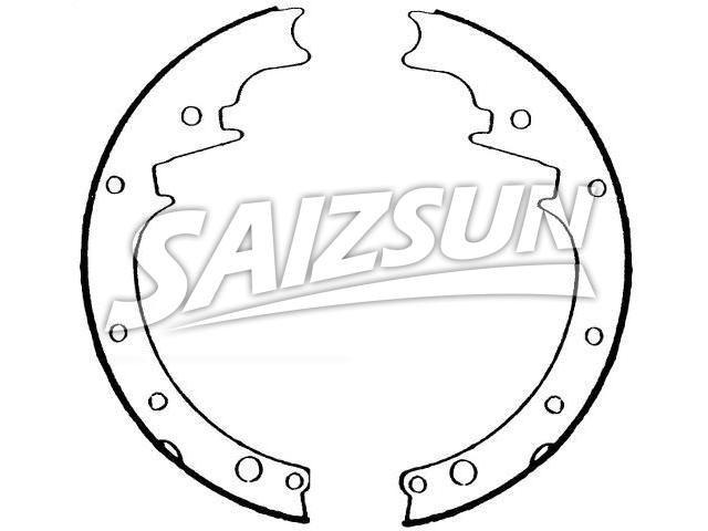 Bremsbackensatz Brake Shoe Set:1154137