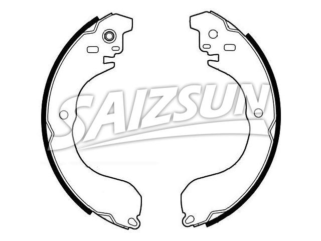 Bremsbackensatz Brake Shoe Set:05191306AA