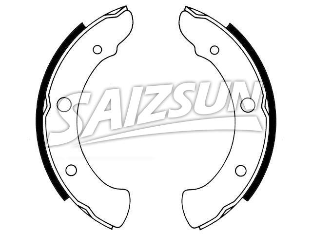 Bremsbackensatz Brake Shoe Set:6253-01112