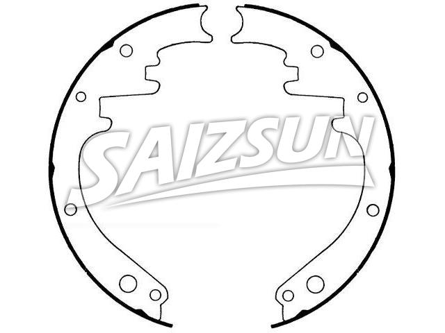 Bremsbackensatz Brake Shoe Set:1154123