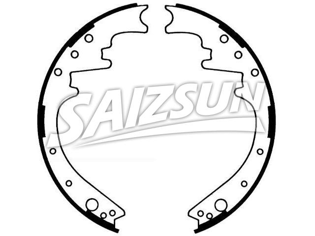 Bremsbackensatz Brake Shoe Set:3621968