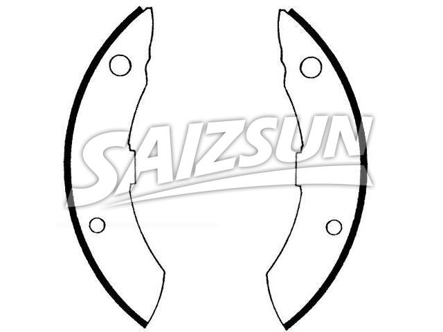 Bremsbackensatz Brake Shoe Set:E6HZ-2200-C
