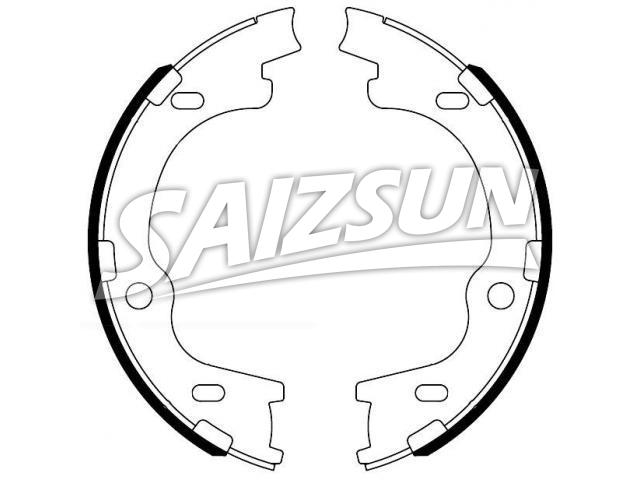 Bremsbackensatz Brake Shoe Set:58350-1HA00