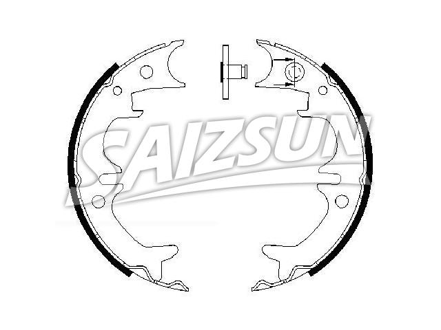 Bremsbackensatz Brake Shoe Set:46590-20030
