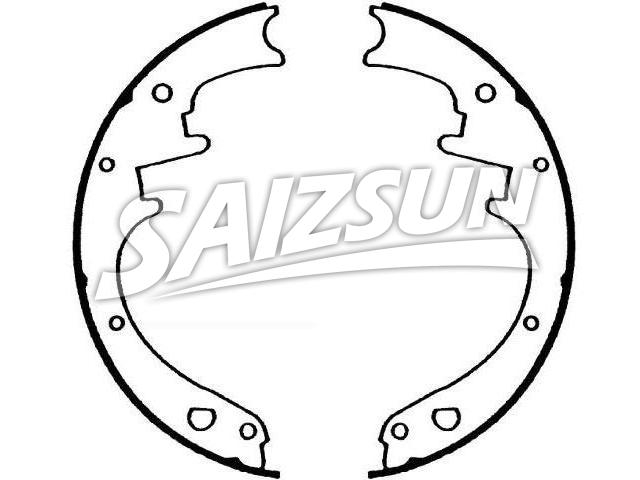 Bremsbackensatz Brake Shoe Set:D6DZ-2200-A