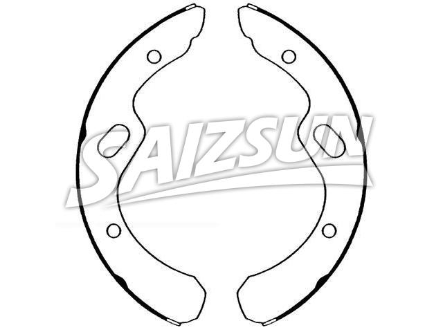 Bremsbackensatz Brake Shoe Set:603-1411