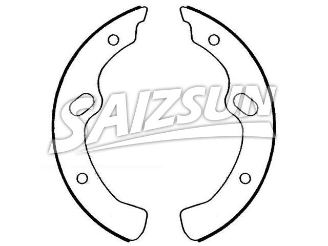 Bremsbackensatz Brake Shoe Set:S617-1422