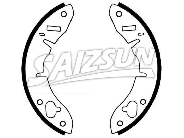 Bremsbackensatz Brake Shoe Set:216-8043