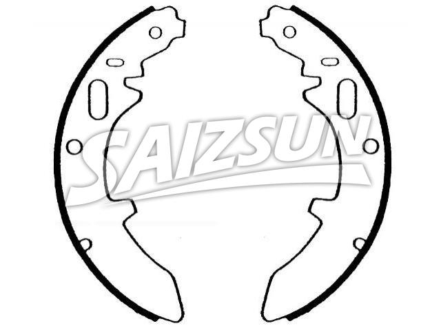 Bremsbackensatz Brake Shoe Set:422-8129