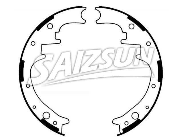 Bremsbackensatz Brake Shoe Set:333-2089T