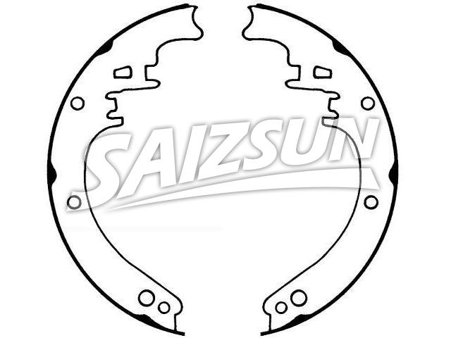 Bremsbackensatz Brake Shoe Set:5472320