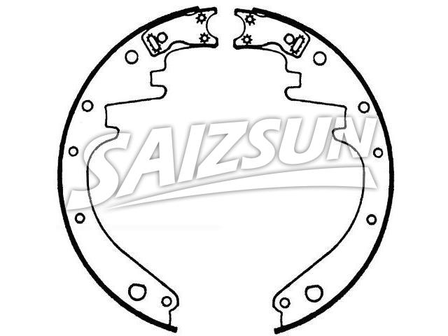 Bremsbackensatz Brake Shoe Set:282-2129ATT