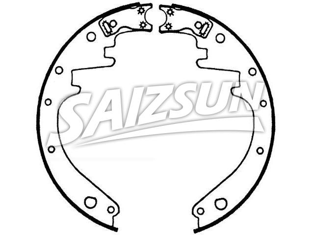 Bremsbackensatz Brake Shoe Set:283-2130TT